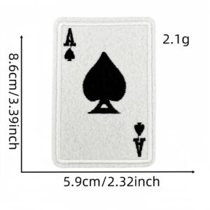 Ace of spades cloth patch