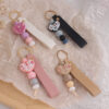 Wholesale Be Kind Heart Silicone Keychain Bag Charm Car Key Accessory Gift