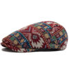 Wholesale Stylish Ethnic Jacquard Beret Hats for Women Vintage Fashion Accessory Resale