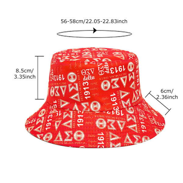 Wholesale Stylish Geometric Pattern Bucket Hat Sun Protection Foldable Outdoor Travel Hat