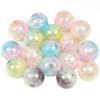 oly-3f6e02ad000248cd8fb41ada318c9b93 Wholesale Boutique Acrylic Starry Sky Crack Beads Half Hole 16mm for DIY Jewelry Hair Accessory Gift