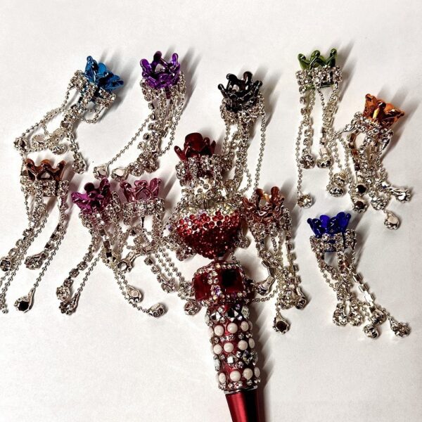 oly-3f83429450e9e2778df5493e787ff99a Wholesale Trendy Crown Tassel Rhinestone Beads Plastic Resin DIY Jewelry Making Accessory