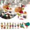 Wholesale Cartoon Green Monster Acrylic Christmas Tree Hanging Ornament Decorative Car Accessory for Gift or Resale