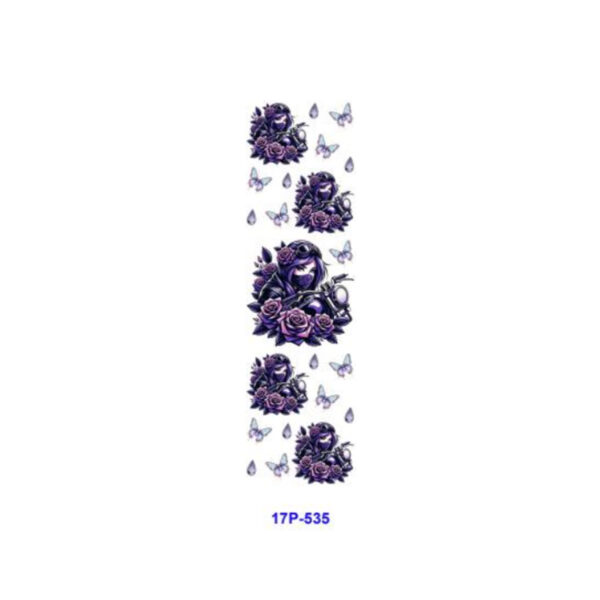 oly-3fa3c88b76125f7ea5b6fd89ace0a948 Wholesale 2/8/16pcs Gothic Motorcycle Lady Dark Rose Checkerboard Series UV DTF Pen and Bookmark Stickers