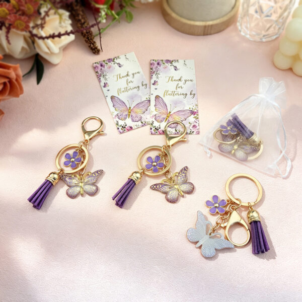 Wholesale Cartoon Animal Resin Keychain Pendant Cute Little Bear Design, Trendy Wedding Party Gift, Car Key Accessory