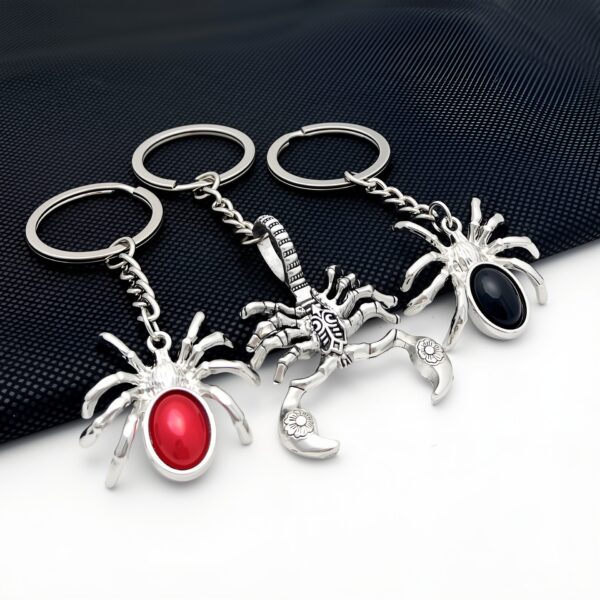 oly-3fb2e07ab6dd1518594e0987ec2fc38d Wholesale Zinc Alloy Spider Animal Keychain Stylish Car Key Accessory, Gift for Resale