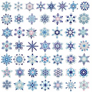 Snowflake cloth sticker 44#
