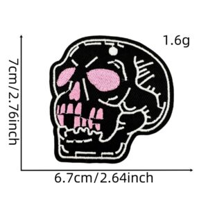 Dark skull series cloth sticker 2#