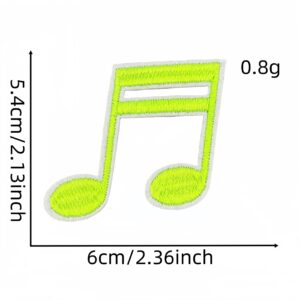 Musical note cloth sticker 6