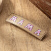 Wholesale Alloy Western Style MAMA Letter Print Hair Clip Fashion Accessory for Women Gift
