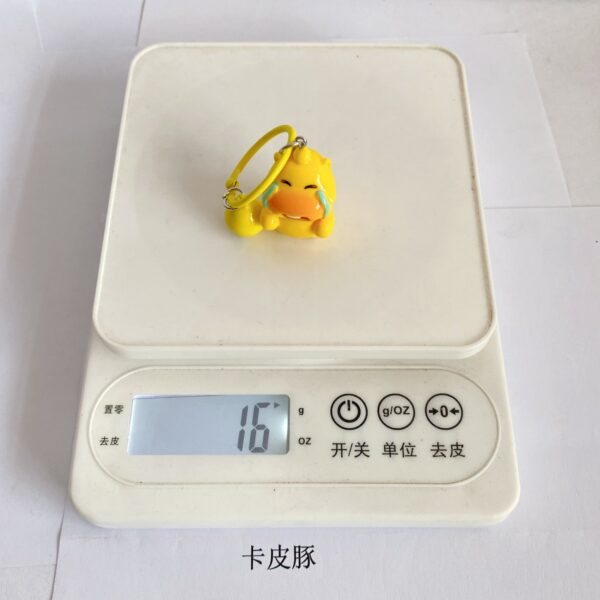 Wholesale Capybara Bell Keychain Cute 3D Plastic Resin Cartoon Bag Charm Gift for Students