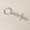 oly-4001fa0abf0b37d3a0f36792079ceca3 Wholesale European Style Cross Keychain Pendant Metal Bag Charm for Everyday Use