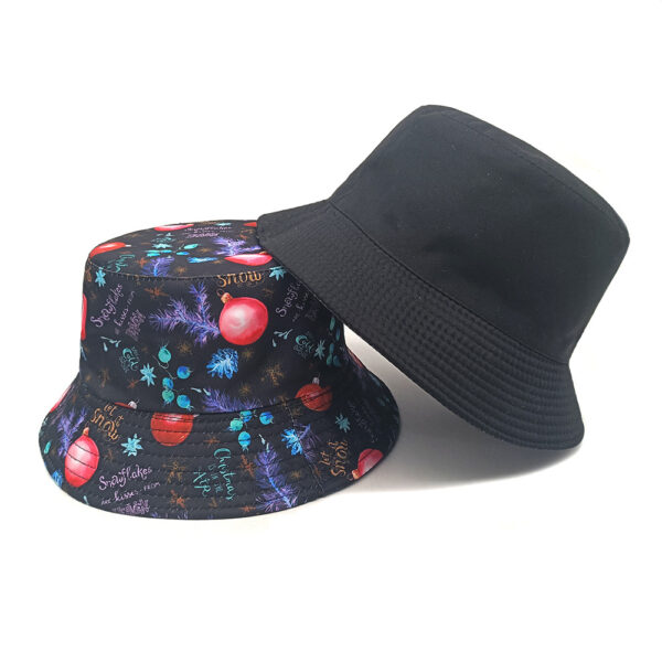 oly-400cbf7ea20445903c892fb0fbe84a33 Wholesale Christmas Santa Snowman Snowflake Print Fisherman Hat, Fashion Accessory Gift for Party