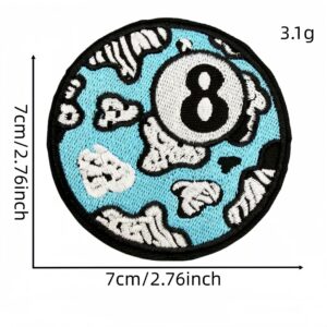 No. 8 billiard cloth sticker 8 #