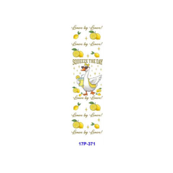 oly-4059527ac9e94d2386370503ee61288c Wholesale 2/8/16pcs Bright Citrus Cartoon Goose Holiday Series UV DTF Pen and Bookmark Stickers