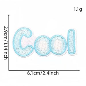 Blue series cloth sticker 7#