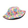 Wholesale Cartoon Bear Print Fisherman Hat Reversible Sun Hat for Outdoor Travel