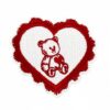 Wholesale Valentine's Day Strawberry Cherry Fabric Applique Patches Polyester DIY Clothing Decoration Gift
