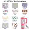 Wholesale 8pcs Cute Illustrated Pet Fairy Figure Cherry Tableware Butterfly Floral Decor Mini Cup Keychain Sticker OLY Exclusive