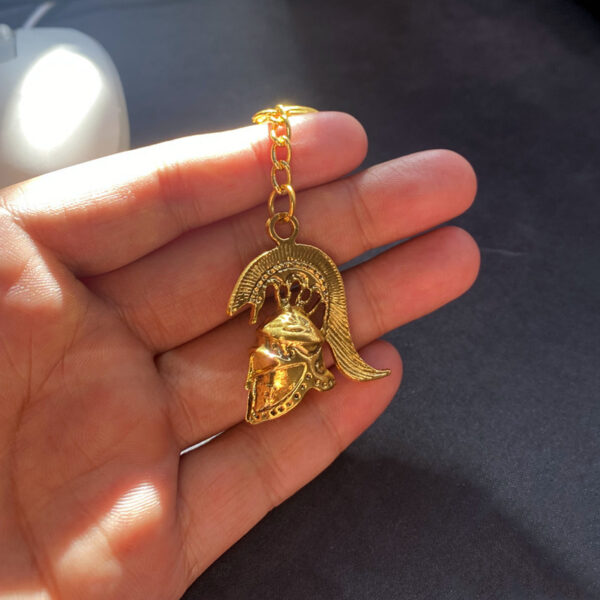 oly-40d592c844c3e38fe1ffda59d773d97f Wholesale Alloy Roman Gladiator Helmet Keychain Fashion Accessory