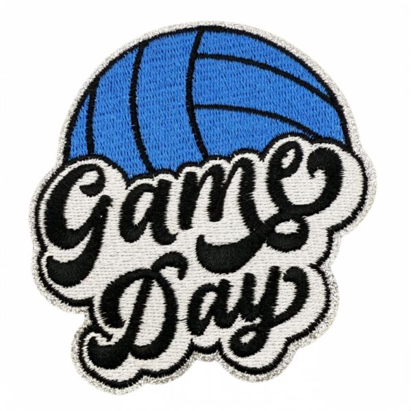 oly-4129280724d9d3b4d23b1664b8c40519 Wholesale Volleyball Sports Patch - Cartoon Embroidery with Glitter, Decorative Iron-On Patch for Clothing Accessory