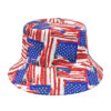 Wholesale US Flag Double Sided Bucket Hat Sun Protection All Seasons Trendy Accessory