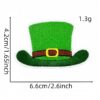 Wholesale Irish Clover Embroidered Patch Polyester Thread Fashion Accessory