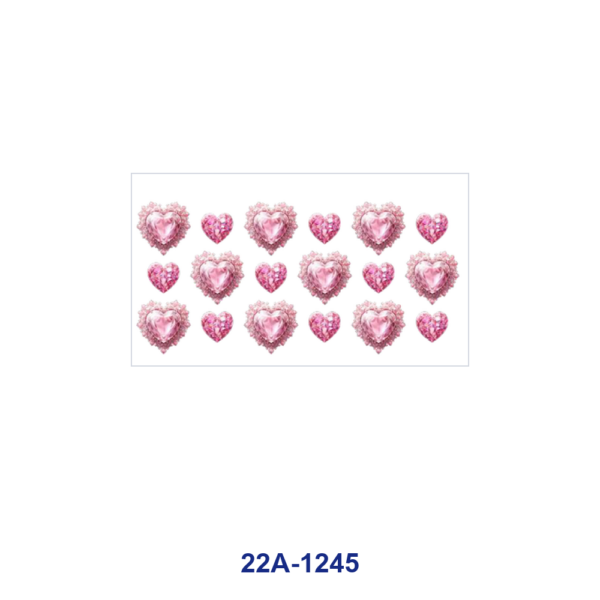 oly-414ceb30c036c3cdb2044049e88ef518 Wholesale 5pcs Luxurious Gilded Pink Valentines Gem Heart Floral Heart Pearl Butterfly Tiny Flower Star Mixed Decor Prints 16oz Cup UV DTF Wraps