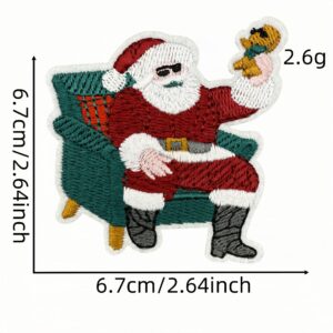 Christmas cloth stickers 41 #