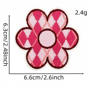 Pink series cloth stickers 10 #