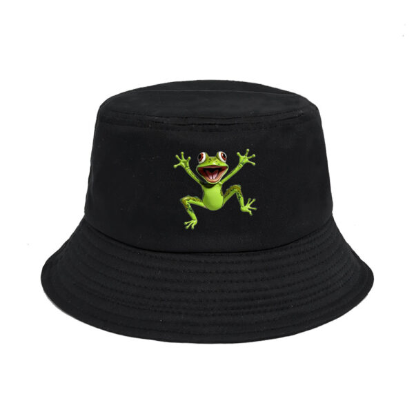 Wholesale Frog Pattern Fisherman Hat Casual Outdoor Sun Hat for Travel