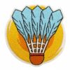 Wholesale Cartoon Colorful Graffiti Badminton Embroidery Patch Decorative Accent for Everyday Use Gift