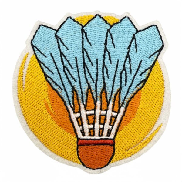 Wholesale Cartoon Colorful Graffiti Badminton Embroidery Patch Decorative Accent for Everyday Use Gift