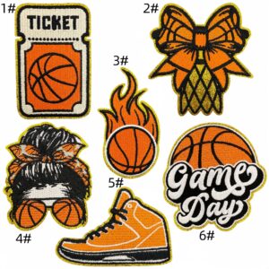 Basketball cloth patch set of 6 pieces