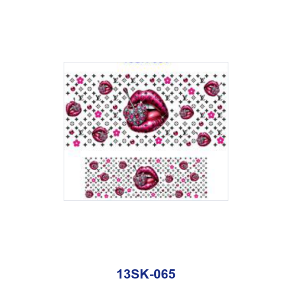 oly-41de920192594278f2748d959bbf8dba Wholesale 8pcs Lip Bow Floral Mini Cup Keychain Sticker OLY Exclusive