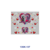 Wholesale 8pcs Valentine Love Design Mini Cup Keychain Sticker