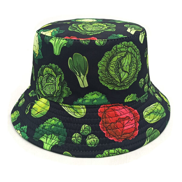 Wholesale Vegetable Pattern Fisherman Hat Trendy Summer Sun Hat Fashion Accessory Boutique Gift