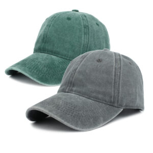 Wholesale Solid Black Distressed Baseball Cap Men Adjustable Curved Brim Boutique Resale