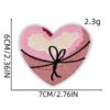 oly-4248d8310ceadb67ef6a387a11a5aa6a Wholesale Love Heart Bow Embroidered Patch Fashion Accessory for Clothing Bag Decoration Gift