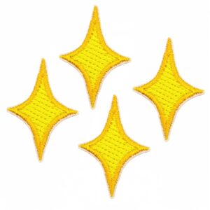 Yellow star 4 pack