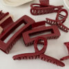 oly-4276b44299c86276fa8322499cfec1d6 Wholesale Chic Resin Hair Claw Clip Large Red Updo Gripper Everyday Styling