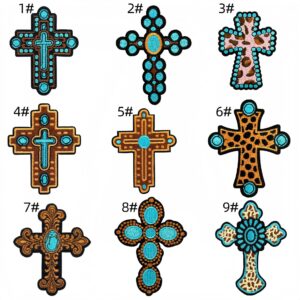 Cross cloth patch set 9 pieces