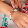 oly-429c0b5d6f00e870f58bb7e279e64e22 Wholesale Christmas Polymer Clay Bracelet Handmade Colorful Beaded Jewelry for Women Travel Commemoration Gift Fashion Accessory