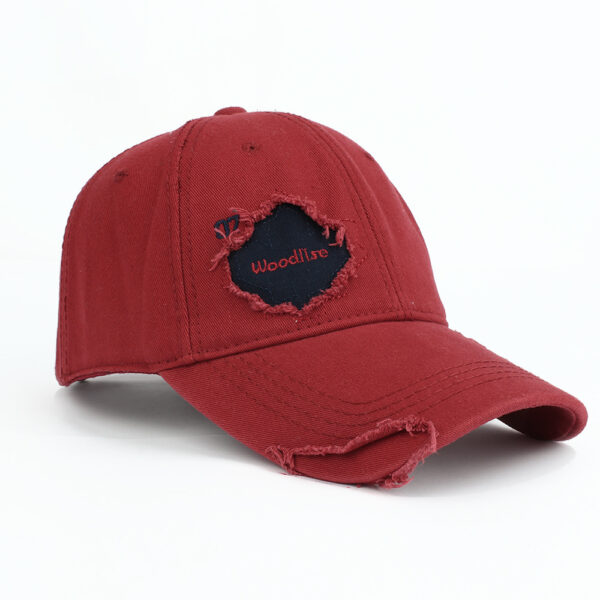 Wholesale Stylish Washed Cotton Maple Leaf Baseball Cap Adjustable Sun Protection Hat Fashion Accessory for Boutique Resale