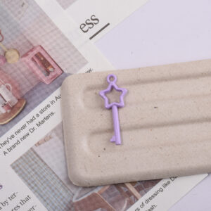 Pentagram key-purple