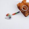 oly-42ae79395a9657eb4e55e4861f7a66d0 Wholesale Tree of Life Keychain with Colorful Crystal Stones Yoga Bag Charm Gift