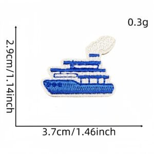 Ocean series cloth patch 8#