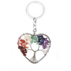 7 colorful heart-shaped scattered models