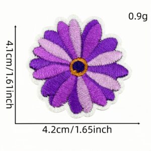 Cartoon flower cloth stickers 4 #