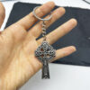 Wholesale Celtic Cross Keychain Pendant Silver Metal Car Key Accessory